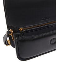 PINKO LOVE BOX Geantă de umăr, din piele aur negru-vechi - Genți femei - 3