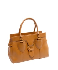 COCCINELLE YORK Geantă de m&acirc;nă din piele ciocănită CUIR - Genți femei - 3