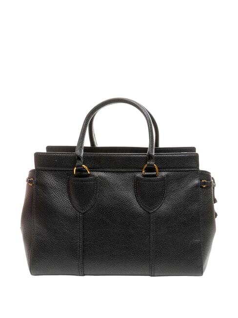 YORK Geantă de mână din piele cu cataramă negru - Genți femei