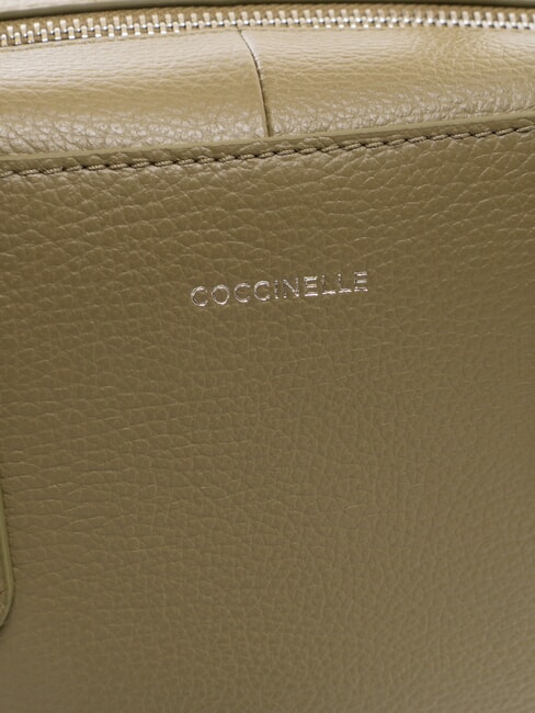 SWAP Geantă tip ghiozdan din piele cu curea de umăr verde laur - Genți femei