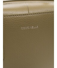 COCCINELLE SWAP Geantă tip ghiozdan din piele cu curea de umăr verde laur - Genți femei - 5