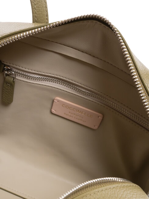 SWAP Geantă tip ghiozdan din piele cu curea de umăr verde laur - Genți femei