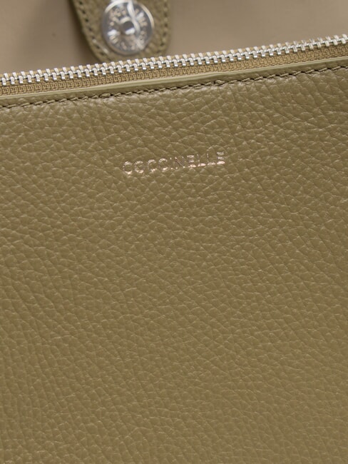 SWAP Geantă din piele cu curea de umăr verde laur - Genți femei