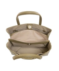 COCCINELLE SWAP Geantă din piele cu curea de umăr verde laur - Genți femei - 6