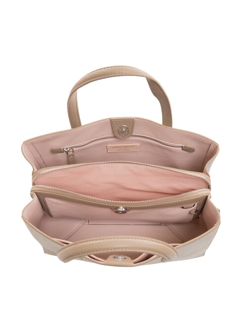 SWAP Geantă din piele cu curea de umăr taupe cald - Genți femei