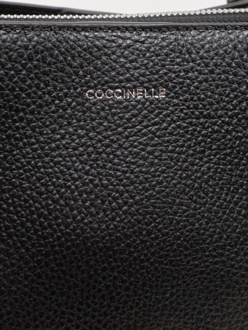 SWAP Geantă de cumpărături din piele de umăr negru - Genți femei