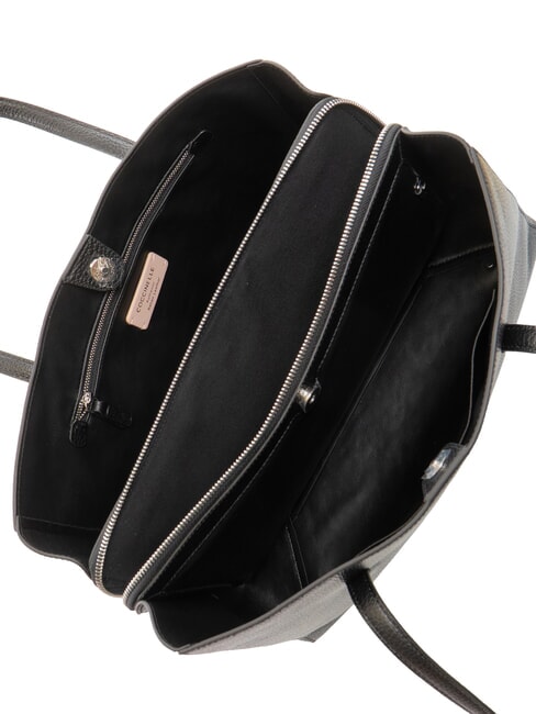 SWAP Geantă de cumpărături din piele de umăr negru - Genți femei