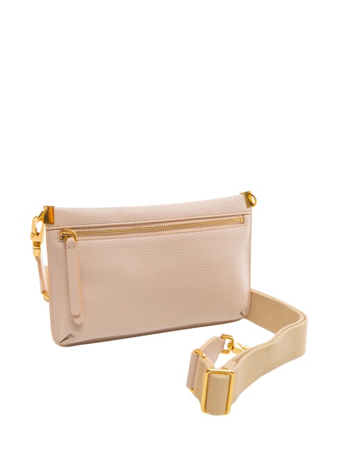 HYLE Geantă mică de umăr din piele plată rozete - Genți femei