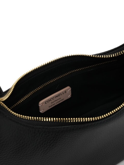 ISIDE Geantă de umăr din piele cu curea de umăr negru - Genți femei