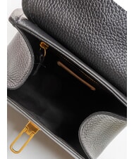 COCCINELLE MARVIN Geantă mini din piele cu curea de umăr negru - Genți femei - 6