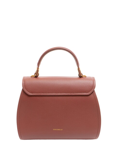 MARVIN Geantă de mână din piele cu curea de umăr coniac - Genți femei