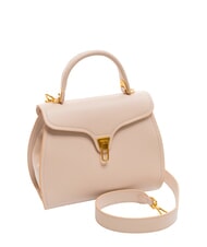 COCCINELLE MARVIN Geantă de mână din piele cu curea de umăr rozete - Genți femei - 2