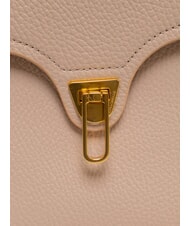 COCCINELLE MARVIN Geantă de mână din piele cu curea de umăr rozete - Genți femei - 5