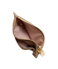 COCCINELLE ROUNDED PRINTED Portcard plat din piele cu fermoar taupe cald - Portofele femei - 3