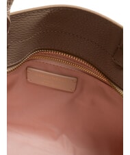 COCCINELLE KLICHE Geantă de mână din piele cu curea de umăr taupe cald - Genți femei - 6