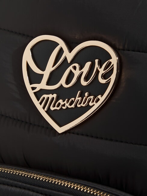 AIR WAVE Rucsac pufos cu buzunar negru - Genți femei