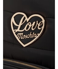 LOVE MOSCHINO AIR WAVE Rucsac pufos cu buzunar negru - Genți femei - 3