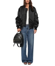 LOVE MOSCHINO ZIPLINE Rucsac rotund cu buzunar negru - Genți femei - 5