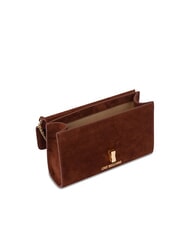 LOVE MOSCHINO SMART DAILY Geantă de umăr cu clapă rugini - Genți femei - 4