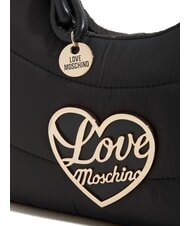 LOVE MOSCHINO AIR WAVE Geantă de umăr mică, pufoasă negru - Genți femei - 3