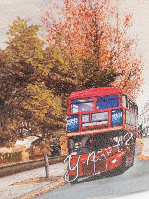 YESBAG Clutch Geantă de m&acirc;nă cu curea de umăr Strada Londrei - Genți femei