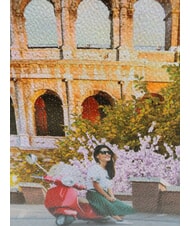 YNOT YESBAG  Geantă mare de umăr Dragoste italiană - Genți femei - 3