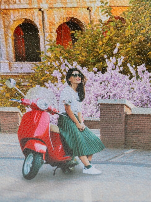 YESBAG SPECIAL  Geantă de umăr Hobo Dragoste italiană - Genți femei