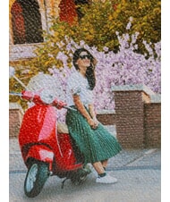 YNOT YESBAG M Geanta de umar Dragoste italiană - Genți femei - 3