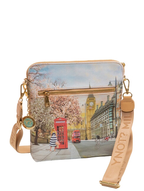 YESBAG Geantă de umăr plată Trandafir englezesc - Genți femei