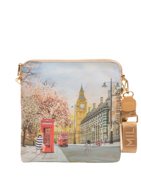 YESBAG Geantă de umăr plată Trandafir englezesc - Genți femei