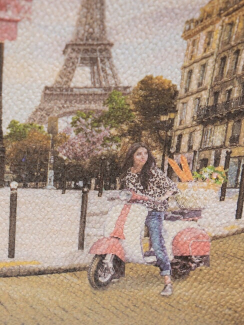 YESBAG Geantă de umăr medie voal paris - Genți femei