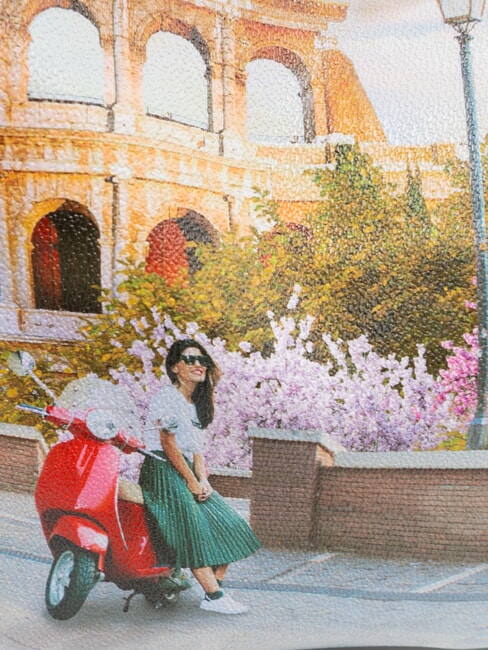 ROMANCE Geantă de umăr / geantă crossbody benzină - Genți femei