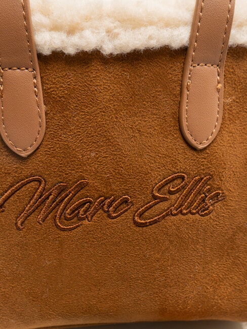 SHERPA Geantă mini cu curea de umăr piele închisă la culoare - Genți femei