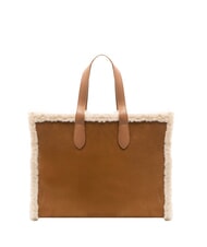 MARC ELLIS SHERPA Geantă medie cu curea de umăr piele închisă la culoare - Genți femei - 4