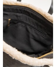 MARC ELLIS SHERPA Geantă mare cu curea de umăr negru - Genți femei - 5