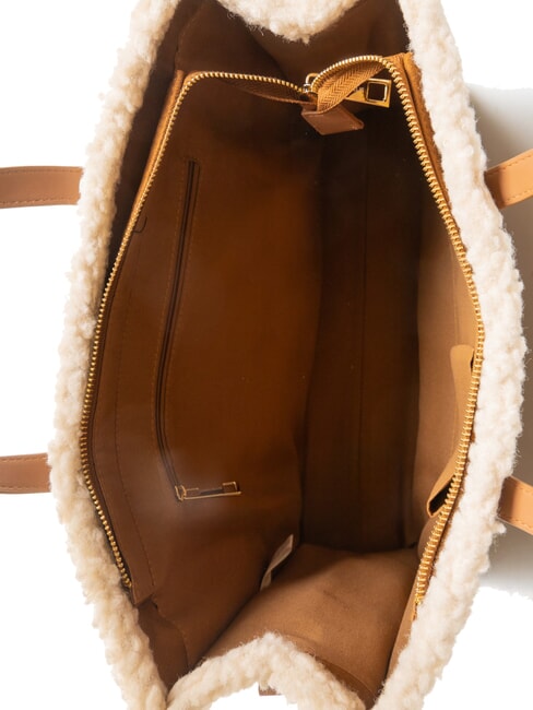 SHERPA Geantă mare cu curea de umăr piele închisă la culoare - Genți femei