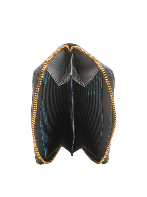 TYLER Portofel compact cu fermoar floral de seară - Portofele femei