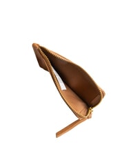 TIMBERLAND BASIC Portcard mare din piele cu fermoar coniac - Portofele bărbați - 3