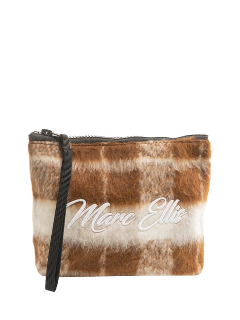 CHECK Geantă de mână cu manșetă cacao - Genți femei