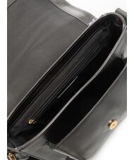 THE BRIDGE FAENTINA Geantă de umăr mare din piele Negru de aur - Genți femei - 5