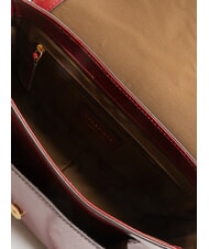 THE BRIDGE FAENTINA Geantă de umăr mare din piele Chianti / Bordeaux / Aur - Genți femei - 5