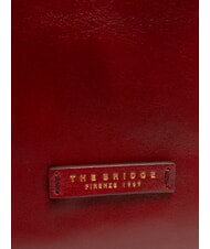 THE BRIDGE MADDALENA Geanta de cumparaturi din piele Chianti / Bordeaux / Aur - Genți femei - 3