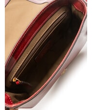 THE BRIDGE FAENTINA FAENTINA Mini st&acirc;lp din piele Chianti / Bordeaux / Aur - Genți femei - 5