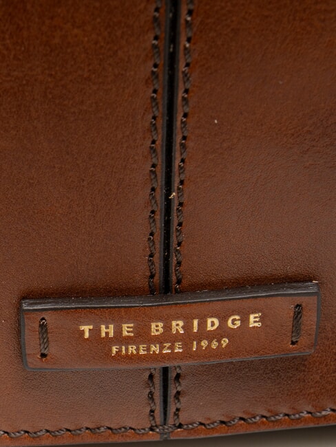 FAENTINA FAENTINA Mini stâlp din piele BROWN - Genți femei