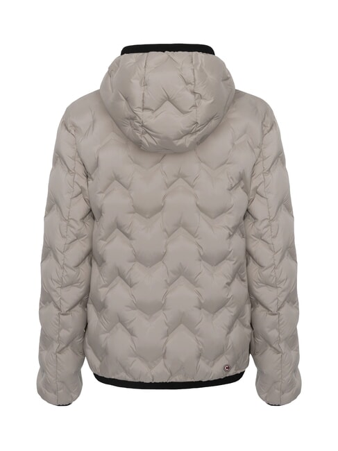 DASHED Jachetă de puf cu glugă cremă de cafea/neagră - Jachete pentru bărbați