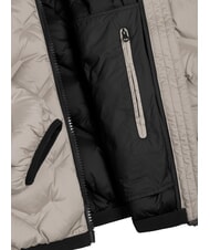 COLMAR DASHED Jachetă de puf cu glugă cremă de cafea/neagră - Jachete pentru bărbați - 3