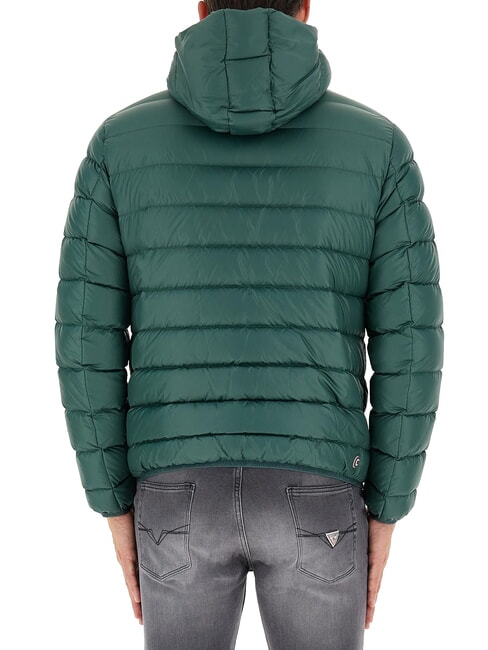 E-CONCRETE Jachetă de puf cu glugă sticlă-vulcan - Jachete pentru bărbați