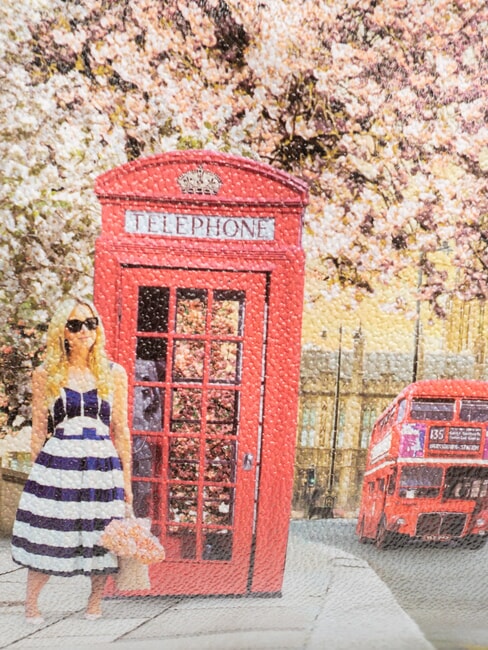 YESBAG  Geantă mare de umăr Trandafir englezesc - Genți femei