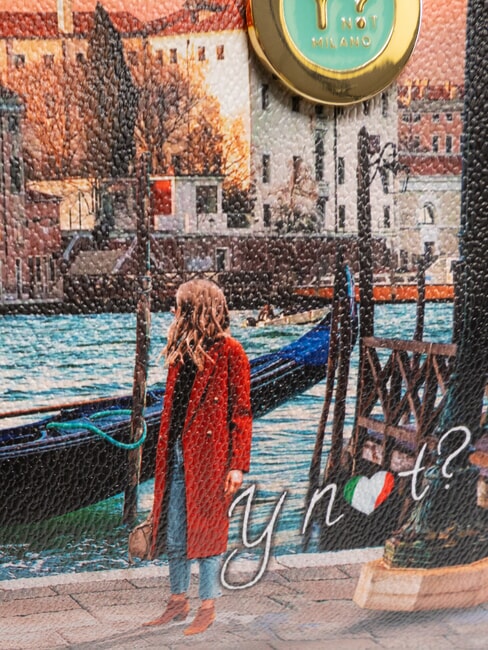 YESBAG Geantă de umăr Apus de soare la Veneția - Genți femei