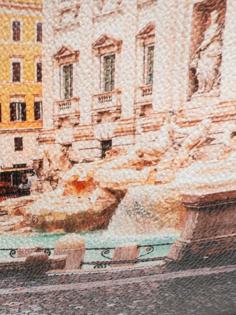 YESBAG Geantă de umăr Roma curcubeu - Genți femei